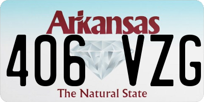 AR license plate 406VZG