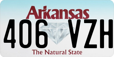 AR license plate 406VZH