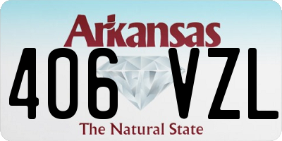 AR license plate 406VZL