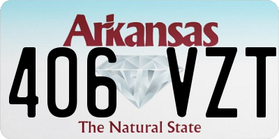 AR license plate 406VZT