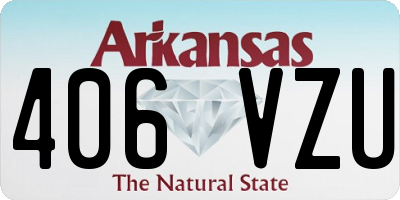AR license plate 406VZU