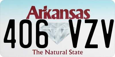 AR license plate 406VZV