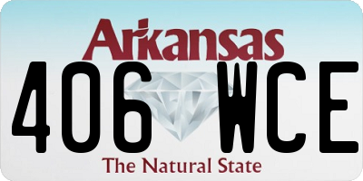 AR license plate 406WCE