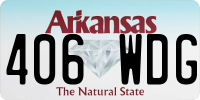 AR license plate 406WDG