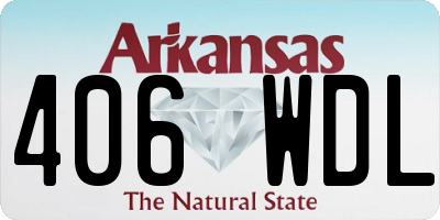 AR license plate 406WDL