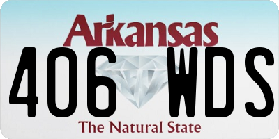 AR license plate 406WDS
