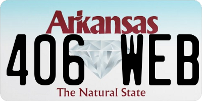 AR license plate 406WEB