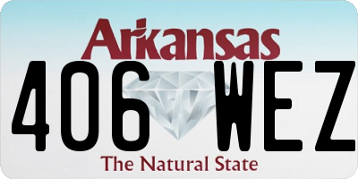 AR license plate 406WEZ