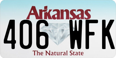 AR license plate 406WFK