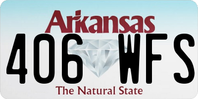 AR license plate 406WFS