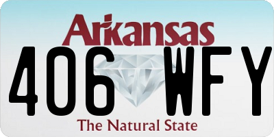 AR license plate 406WFY
