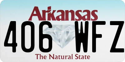 AR license plate 406WFZ