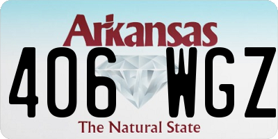 AR license plate 406WGZ