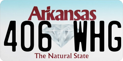 AR license plate 406WHG