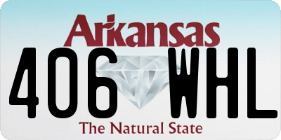 AR license plate 406WHL