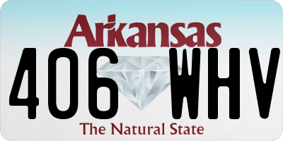 AR license plate 406WHV