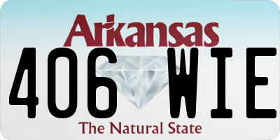 AR license plate 406WIE