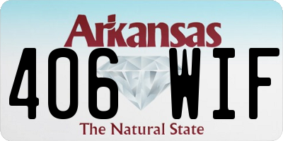 AR license plate 406WIF