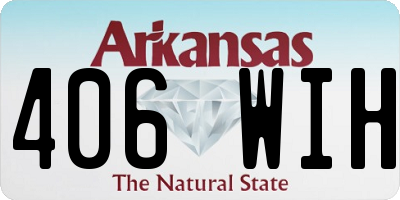 AR license plate 406WIH