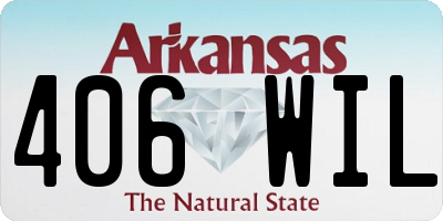 AR license plate 406WIL
