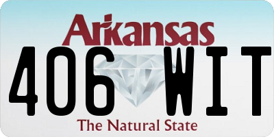 AR license plate 406WIT