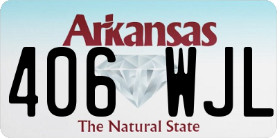 AR license plate 406WJL