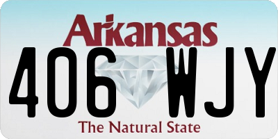 AR license plate 406WJY