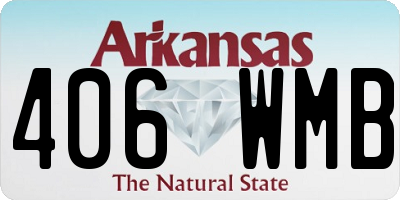 AR license plate 406WMB