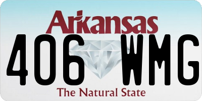 AR license plate 406WMG