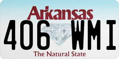 AR license plate 406WMI
