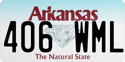 AR license plate 406WML