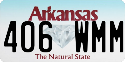 AR license plate 406WMM