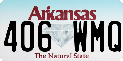 AR license plate 406WMQ