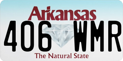 AR license plate 406WMR