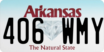 AR license plate 406WMY