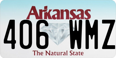 AR license plate 406WMZ