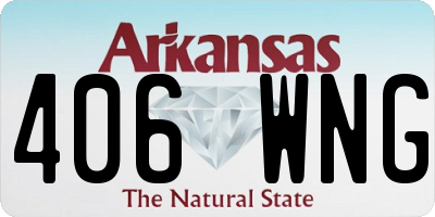 AR license plate 406WNG