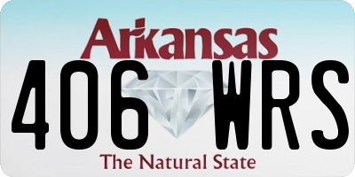 AR license plate 406WRS