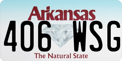 AR license plate 406WSG