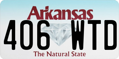 AR license plate 406WTD