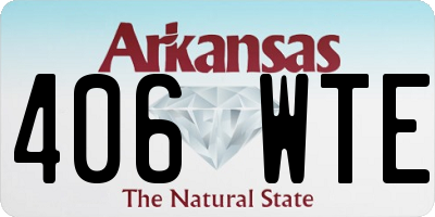 AR license plate 406WTE