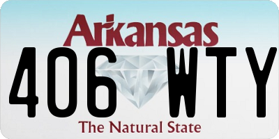 AR license plate 406WTY