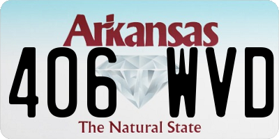 AR license plate 406WVD