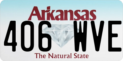 AR license plate 406WVE