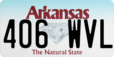 AR license plate 406WVL