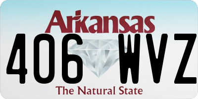 AR license plate 406WVZ