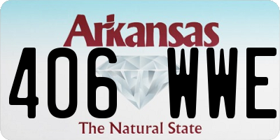 AR license plate 406WWE