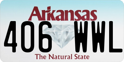 AR license plate 406WWL