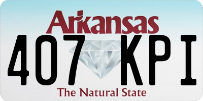 AR license plate 407KPI