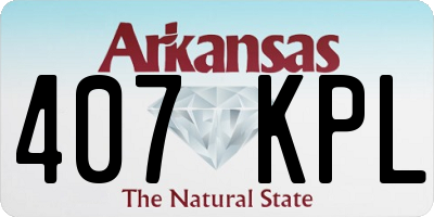 AR license plate 407KPL